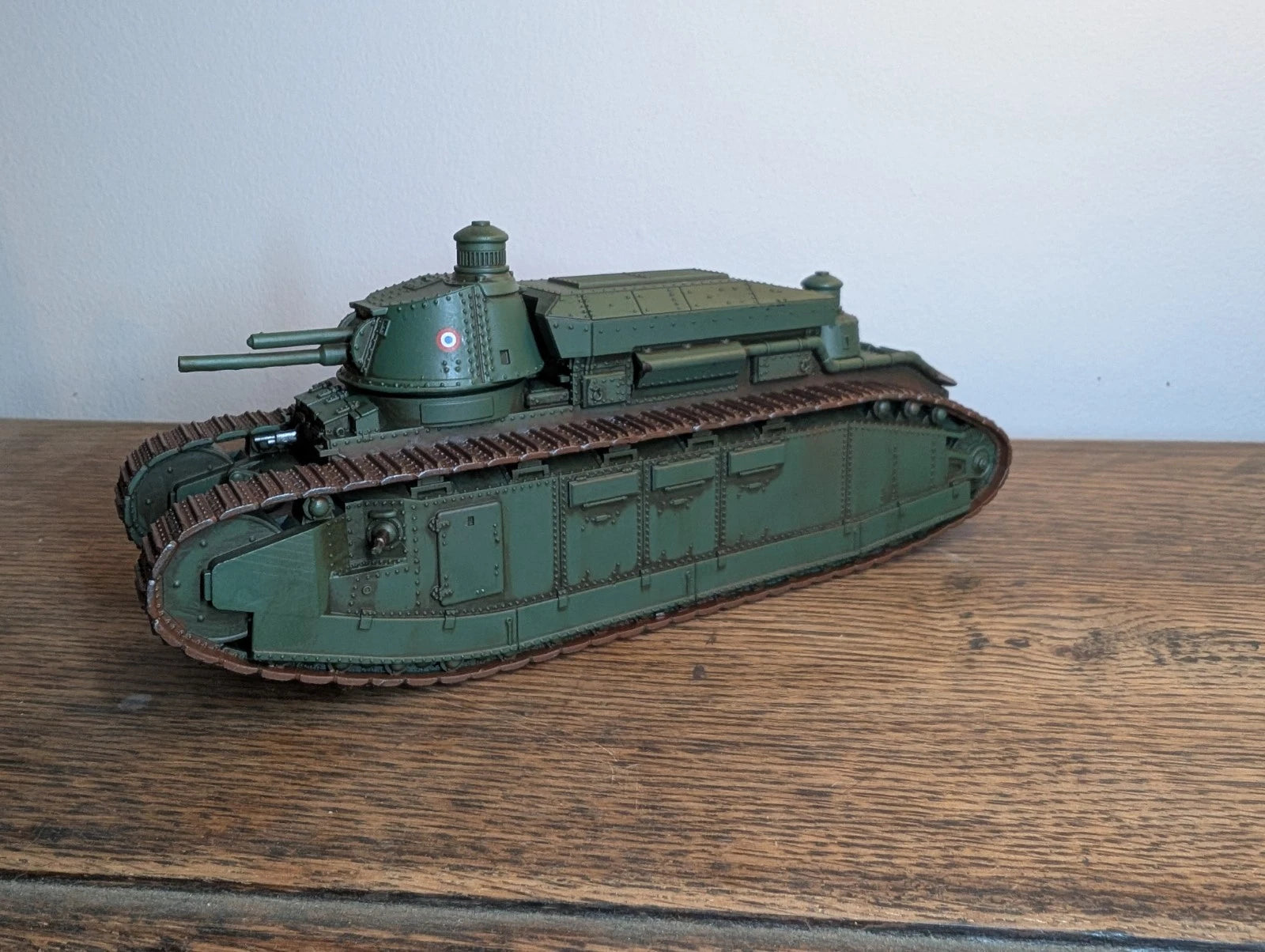 Bolt Action French Char 2C Normandie 28mm 1/56 Commission
