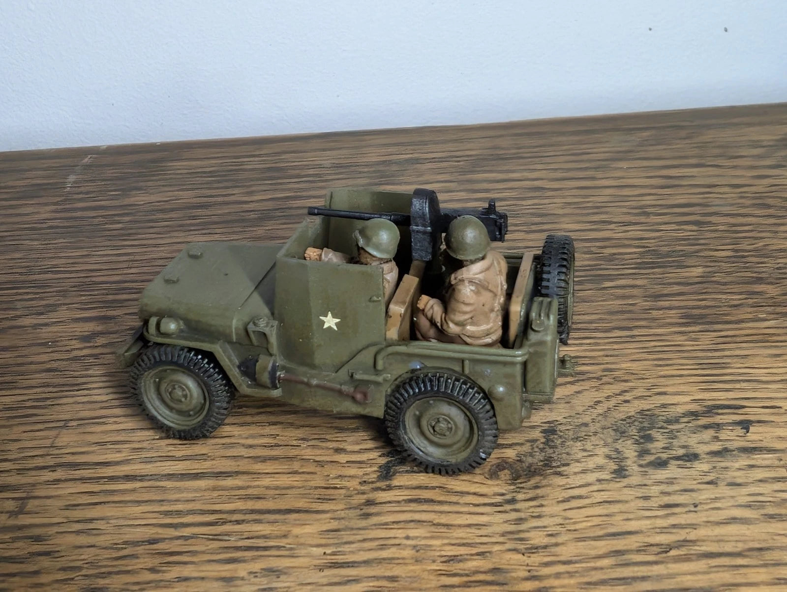 Bolt Action US Armoured Jeep HMG 1/56 28mm Painted Commission