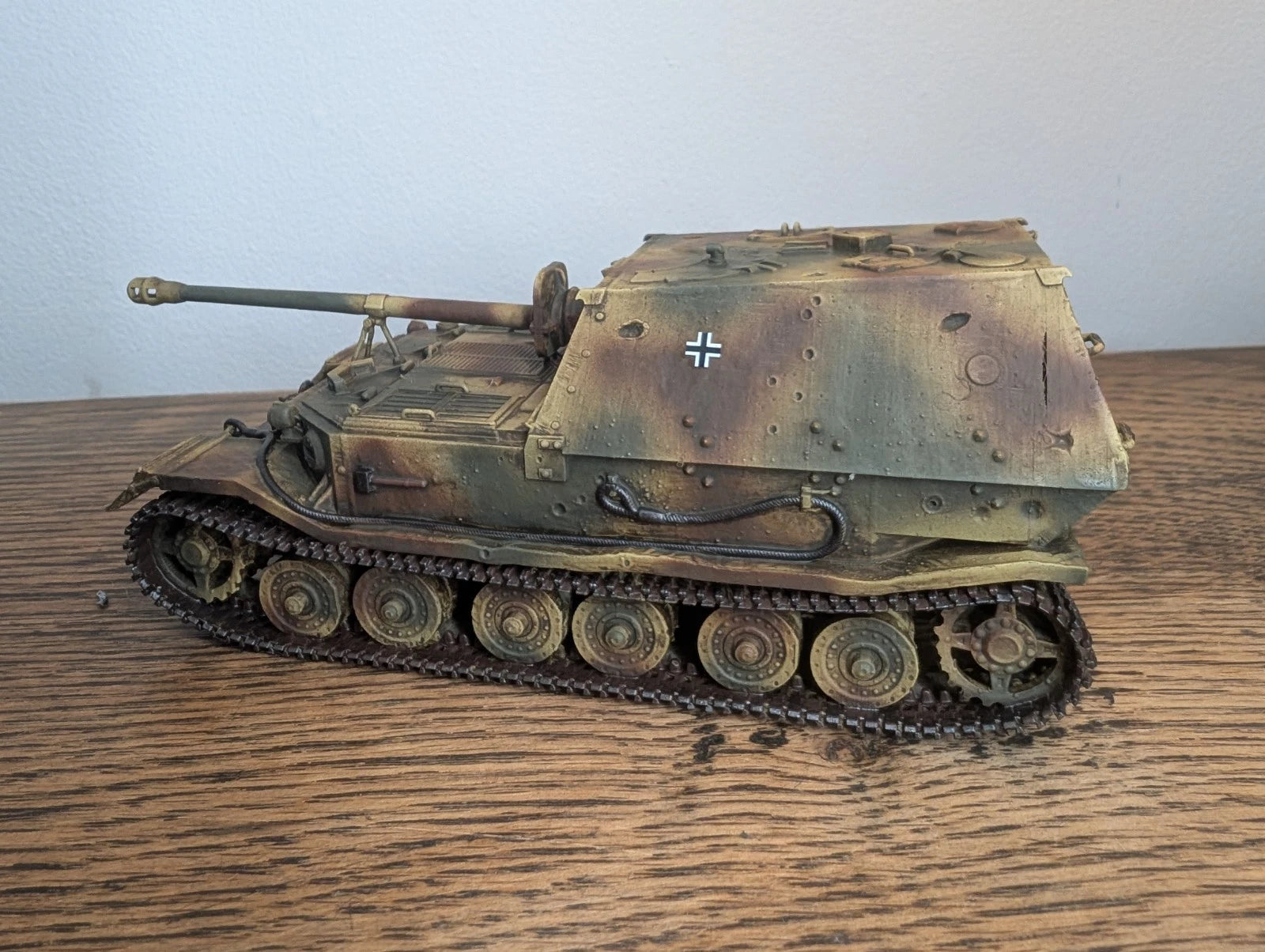 Bolt action German Ferdinand Tank Destroyer 1/56 28mm Painted