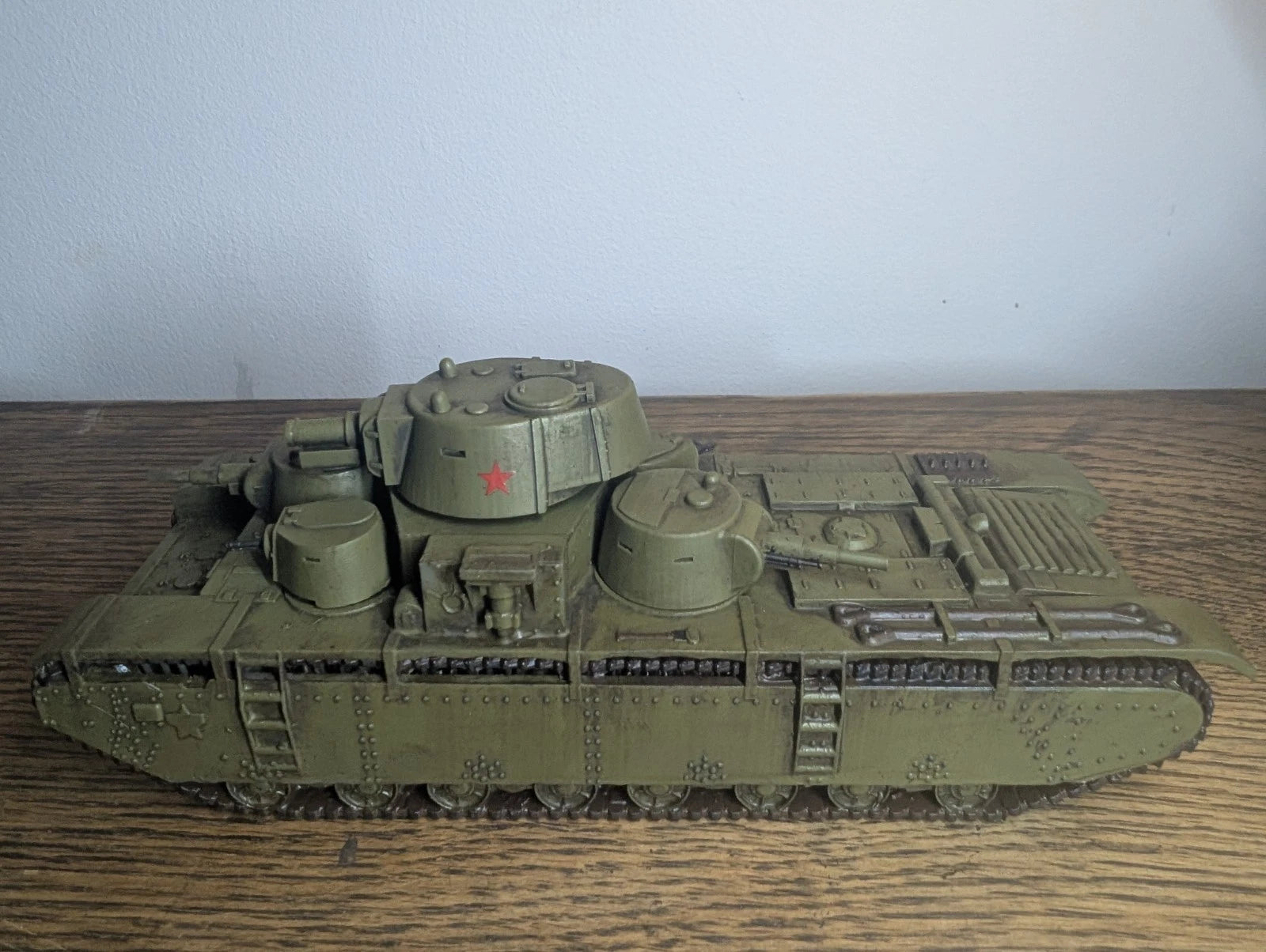 Bolt Action Soviet T-35 Land Battleship 1/56 28mm Painted Commission