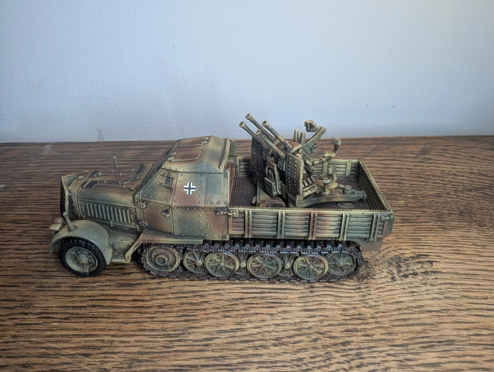 Bolt Action German SD. Kfz 71 Flakvierling Halftrack 156 28mm Commission