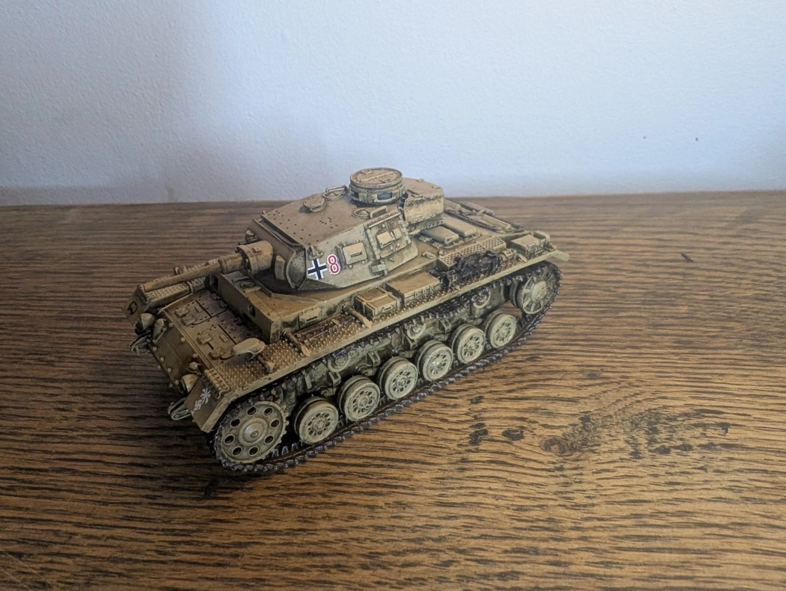 Bolt Action Afrika Korps DaK Panzer 3 Ausf F 1/56 28mm Painted Commission