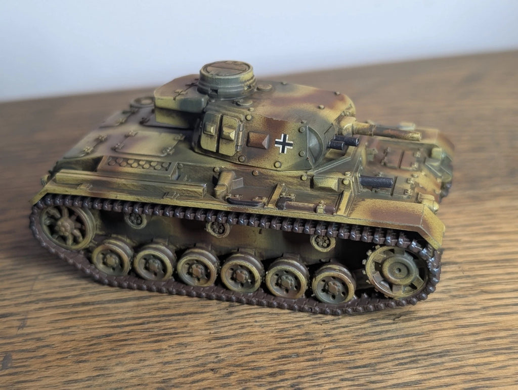 Bolt Action Panzer 3 Ausf G Extra MG 156 28mm Painted Commission