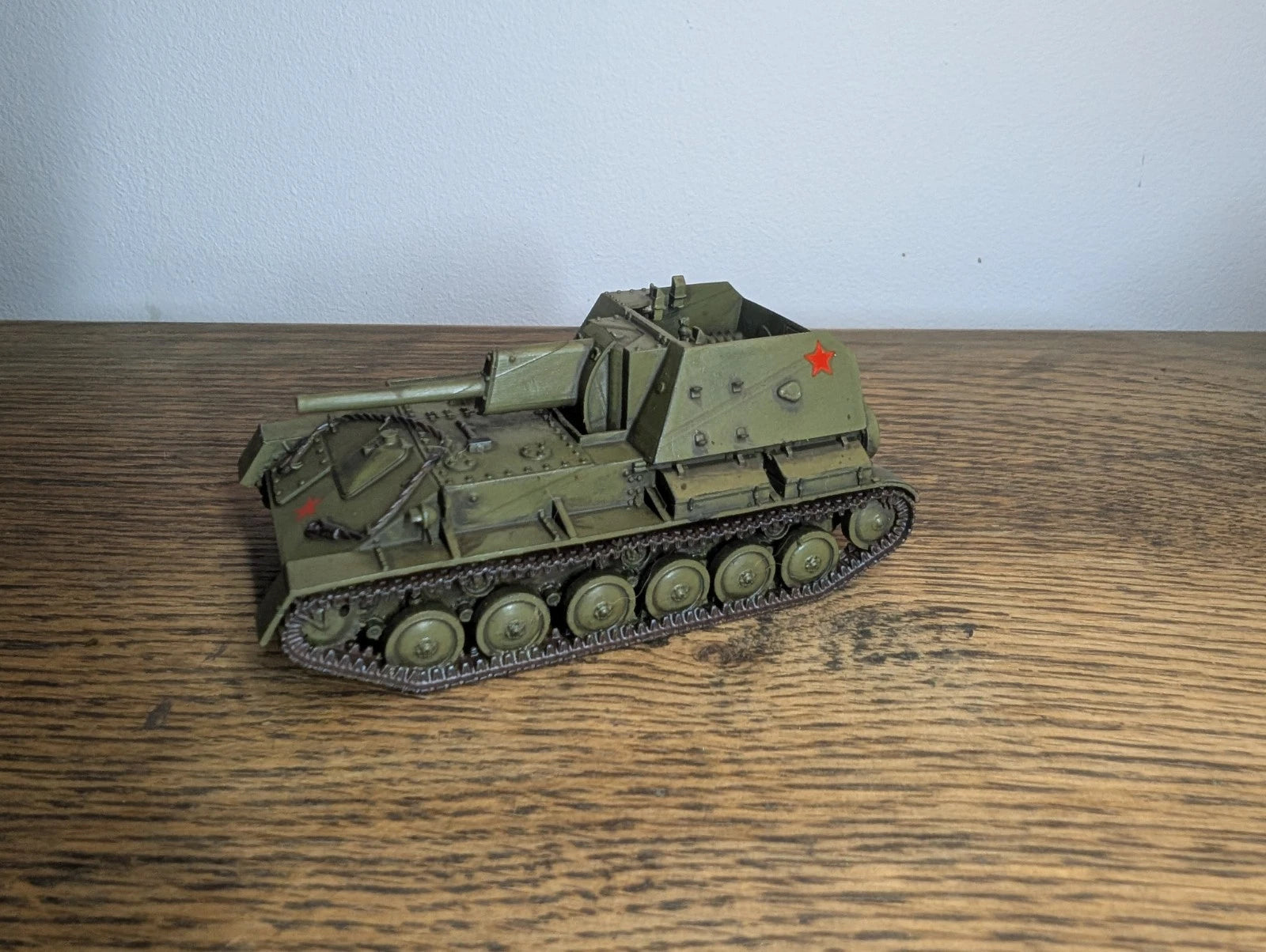 Bolt Action Soviet SU-76 Tank Destroyer 1/56 28mm Painted Commission