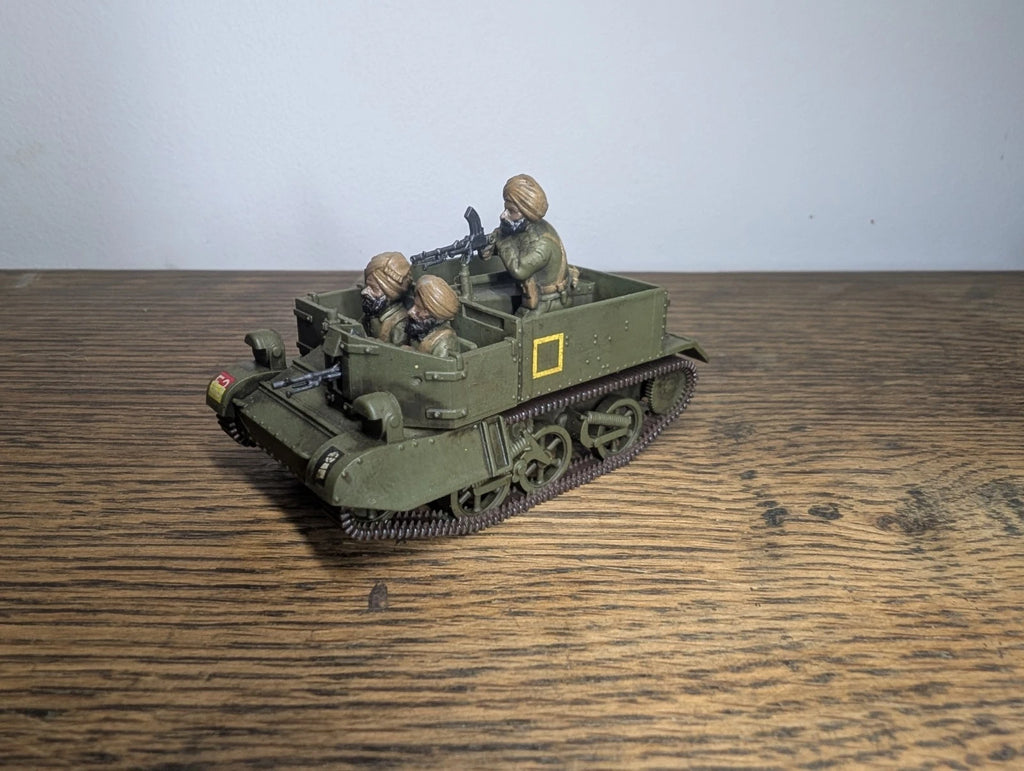 Bolt Action British Indian Burma Universal Carrier 1/56 28mm Painted Commission