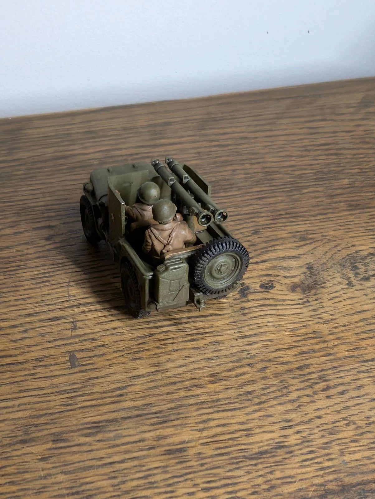 Bolt Action US Armoured Jeep Double Bazooka 1/56 28mm Painted Commission