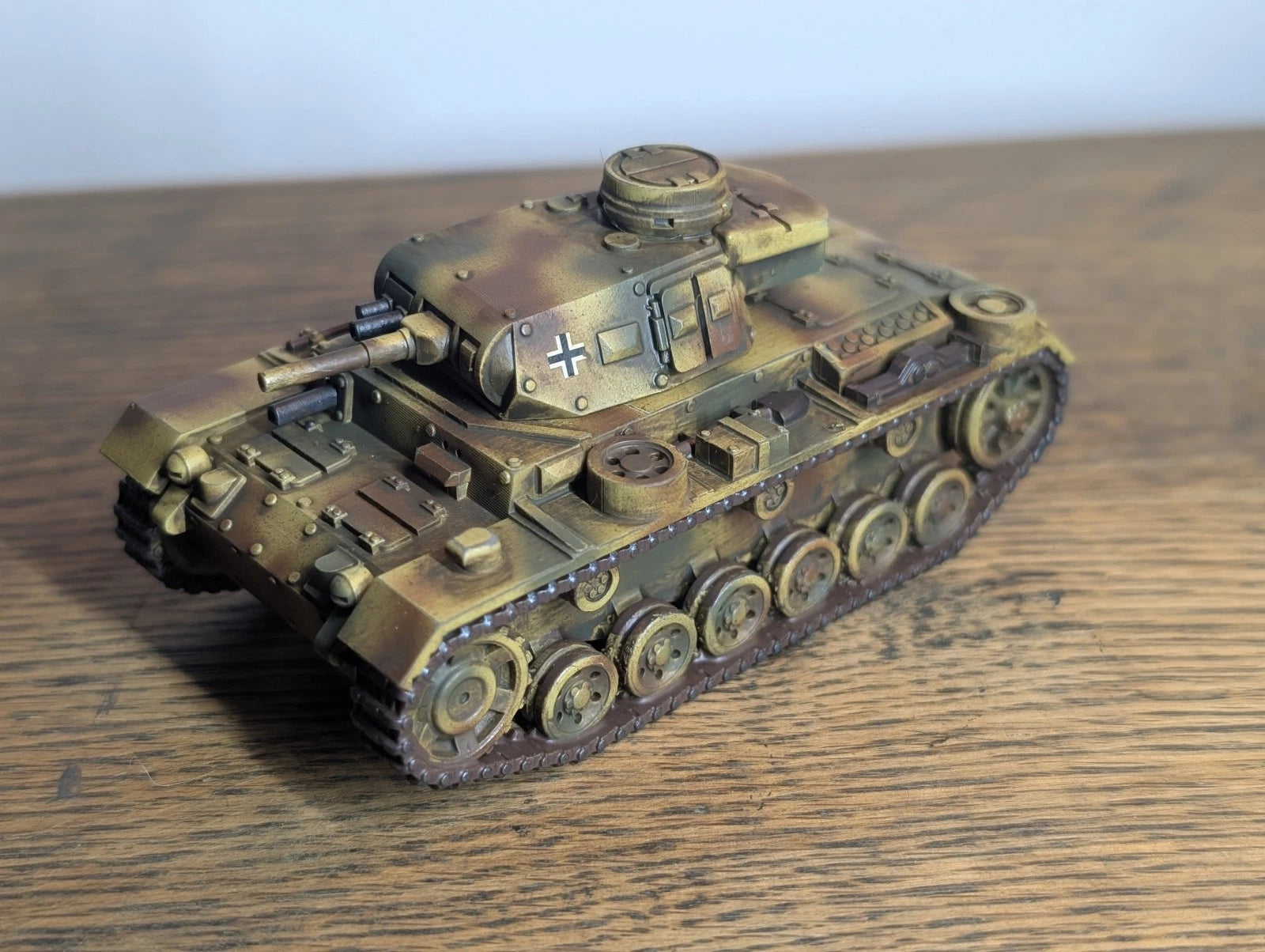 Bolt Action Panzer 3 Ausf G Extra MG 156 28mm Painted Commission