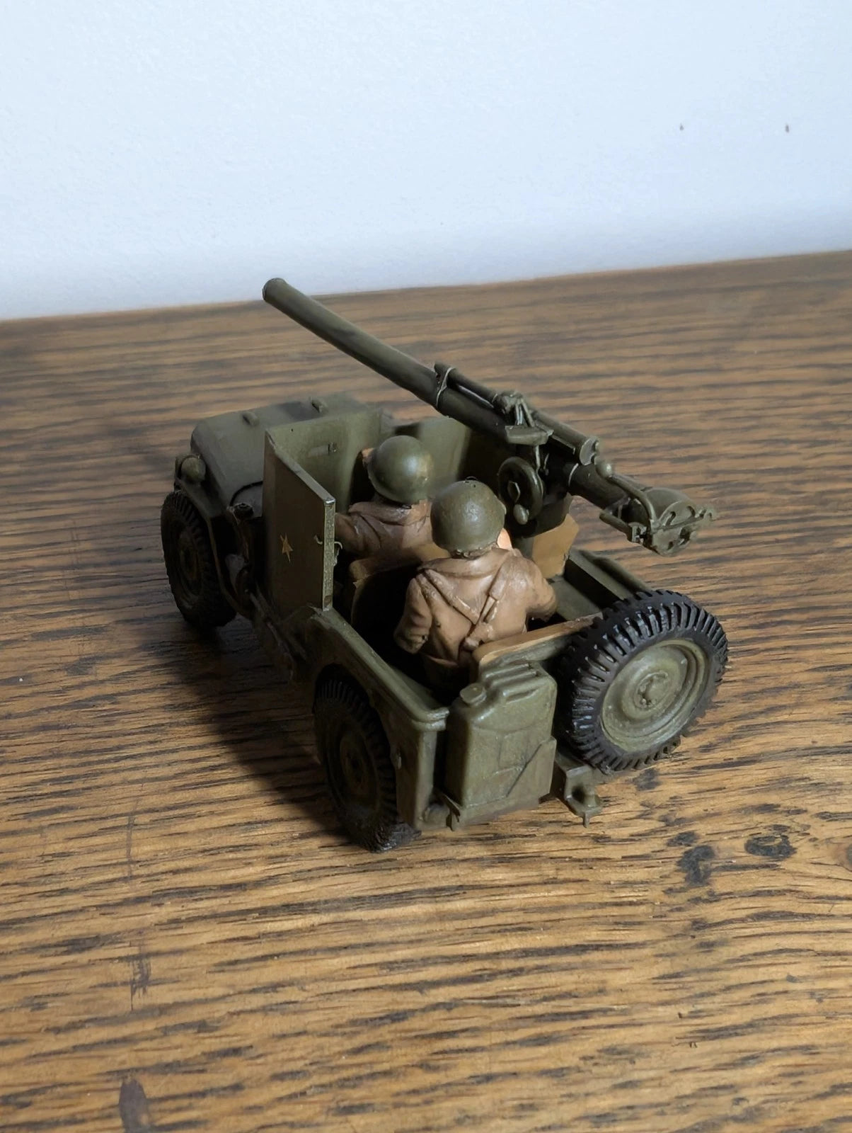 Bolt Action US Armoured Jeep Recoiless Anti Tank Gun 28mm Painted Commission