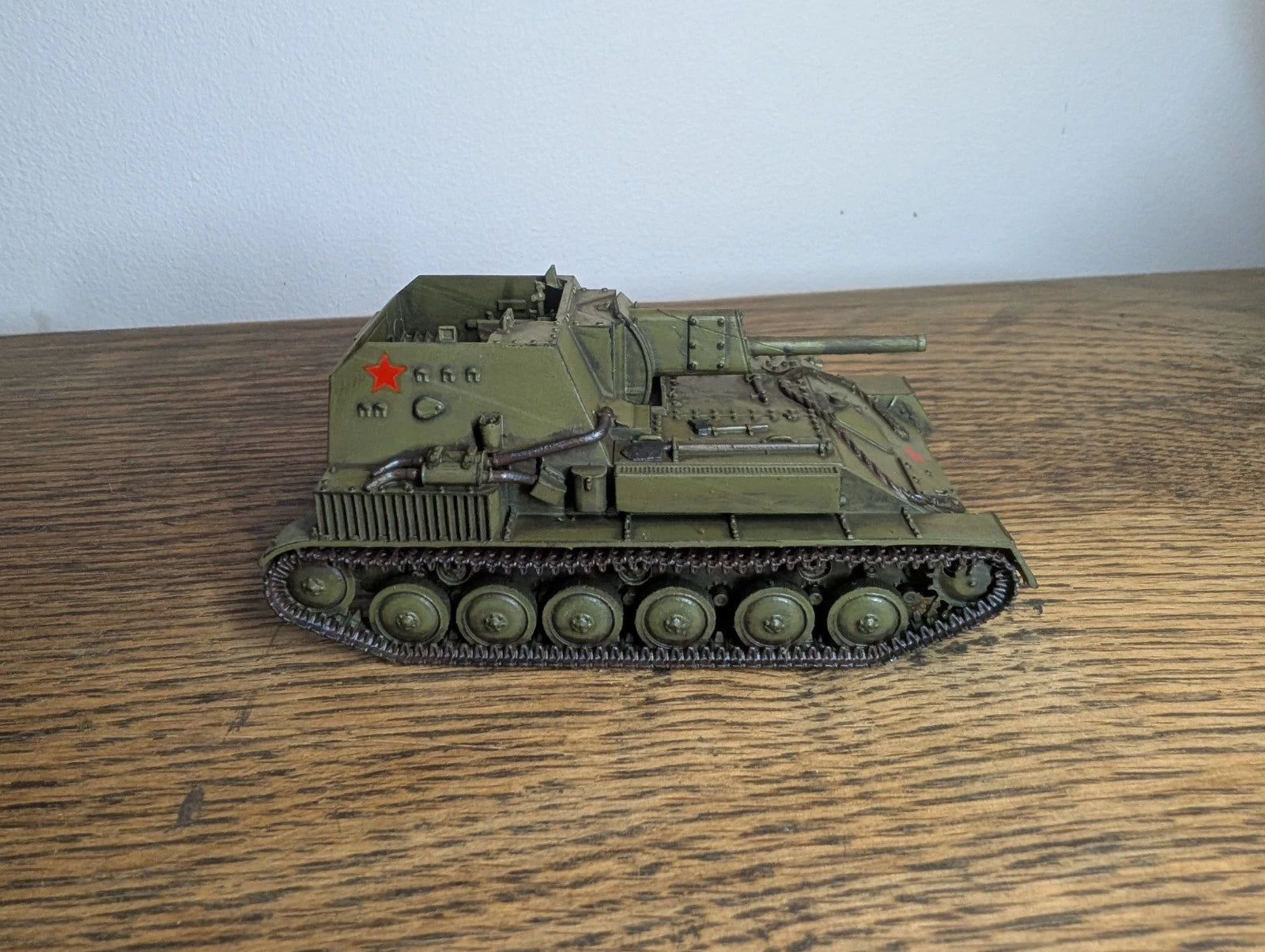Bolt Action Soviet SU-76 Tank Destroyer 1/56 28mm Painted Commission