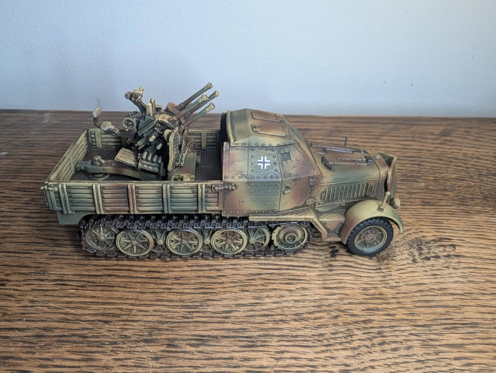 Bolt Action German SD. Kfz 71 Flakvierling Halftrack 156 28mm Commission