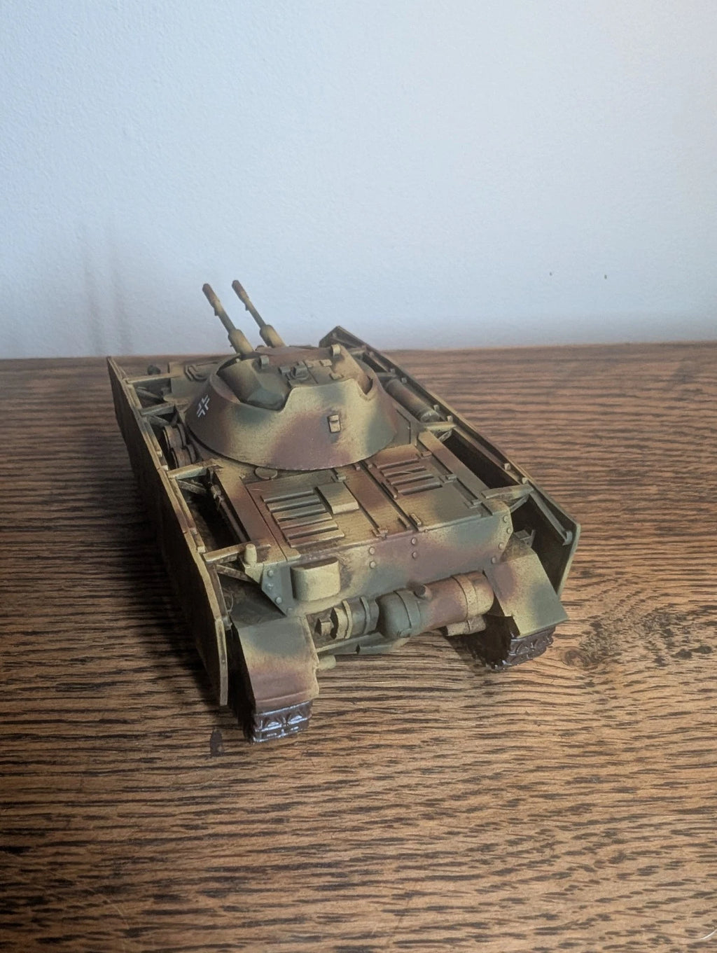 Bolt Action German Kugelblitz Flak Tank 1/56 28mm Painted commision