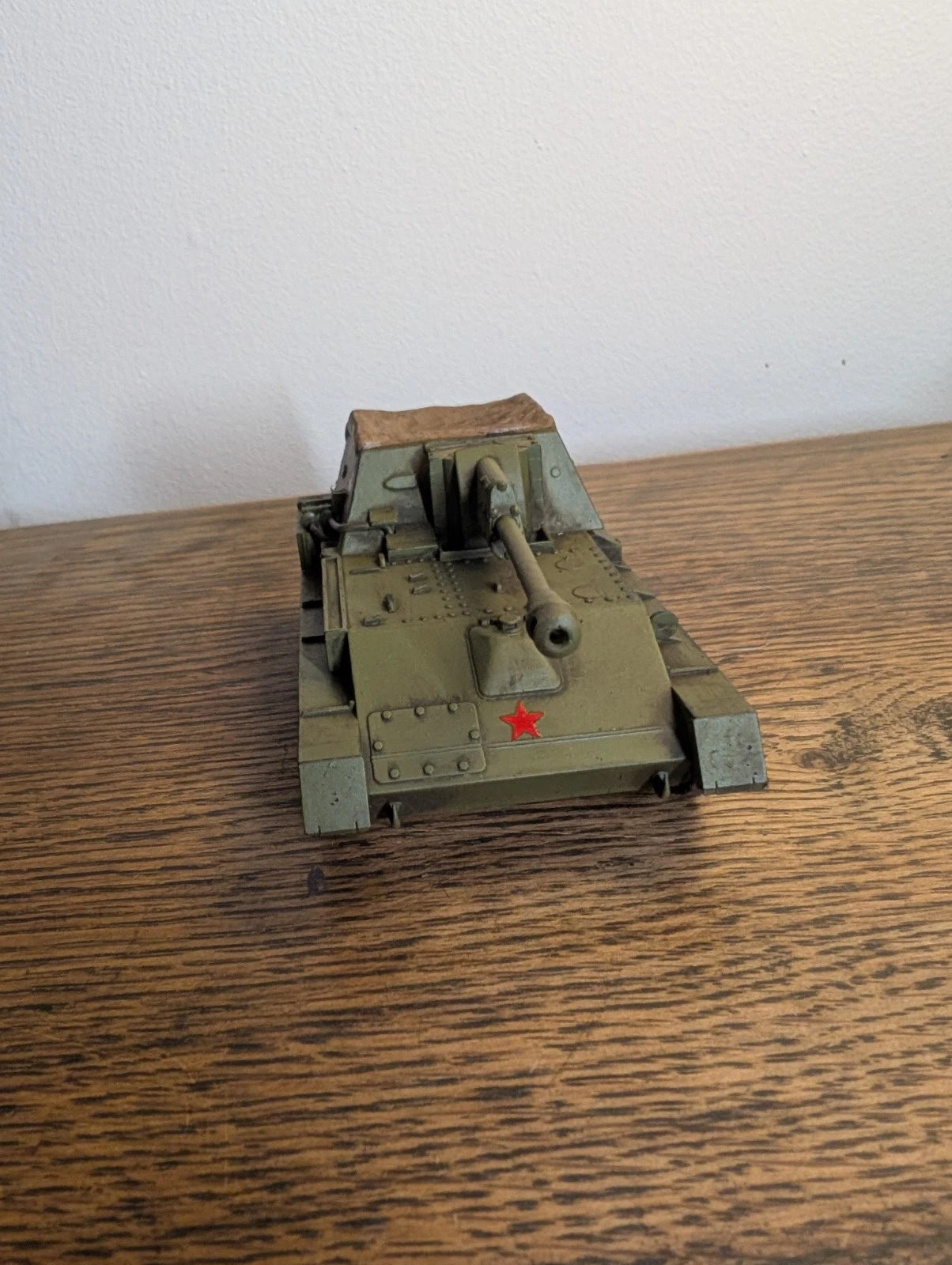 Bolt Action Soviet SU-76 Tank Destroyer closed top 1/56 28mm Painted Commission