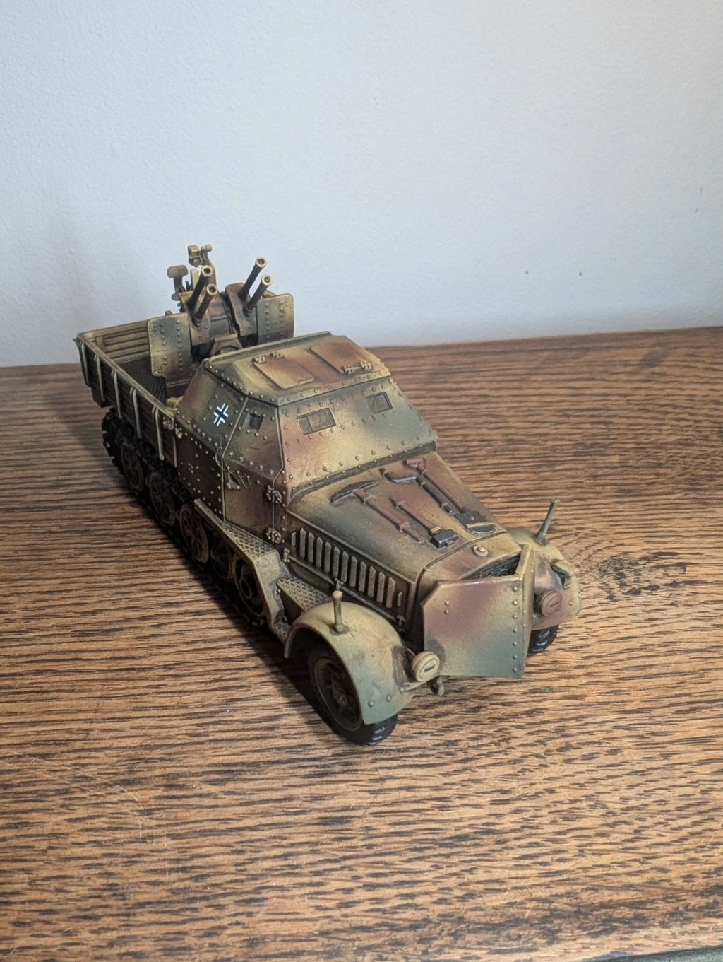 Bolt Action German SD. Kfz 71 Flakvierling Halftrack 156 28mm Commission
