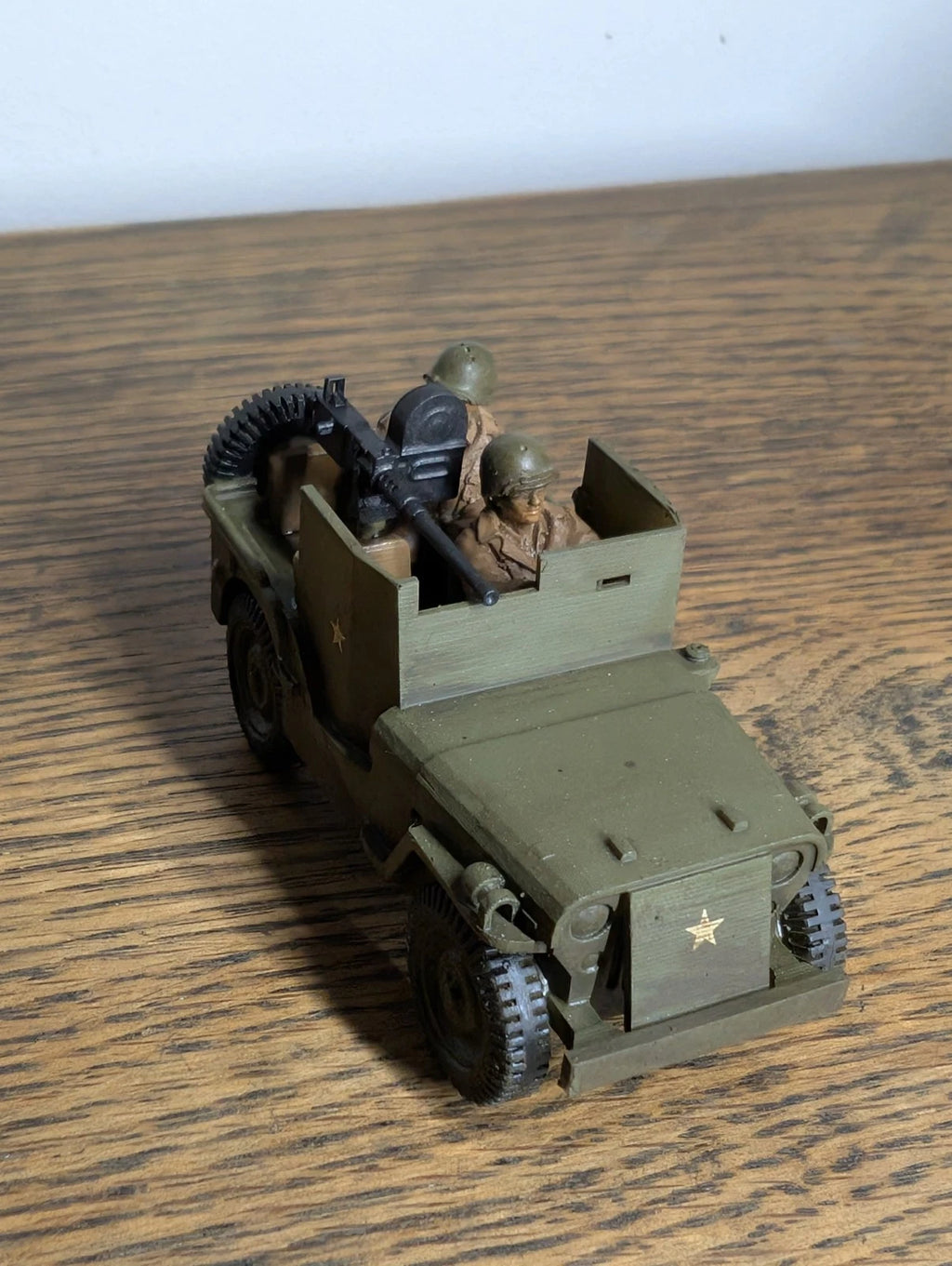 Bolt Action US Armoured Jeep HMG 1/56 28mm Painted Commission