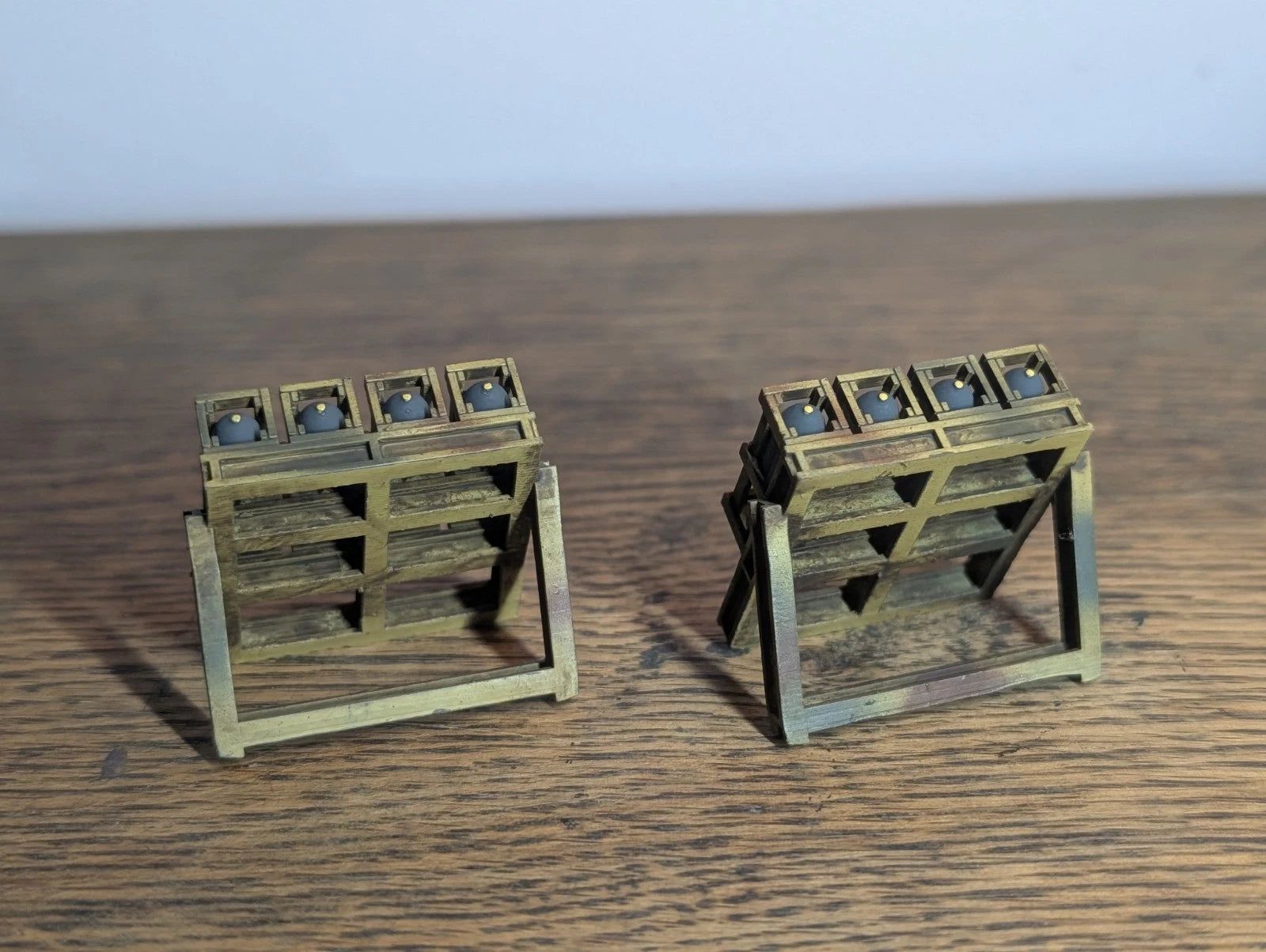 Bolt Action German 2x Howling Cow Nebelwerfer 1/56 28mm painted Commission
