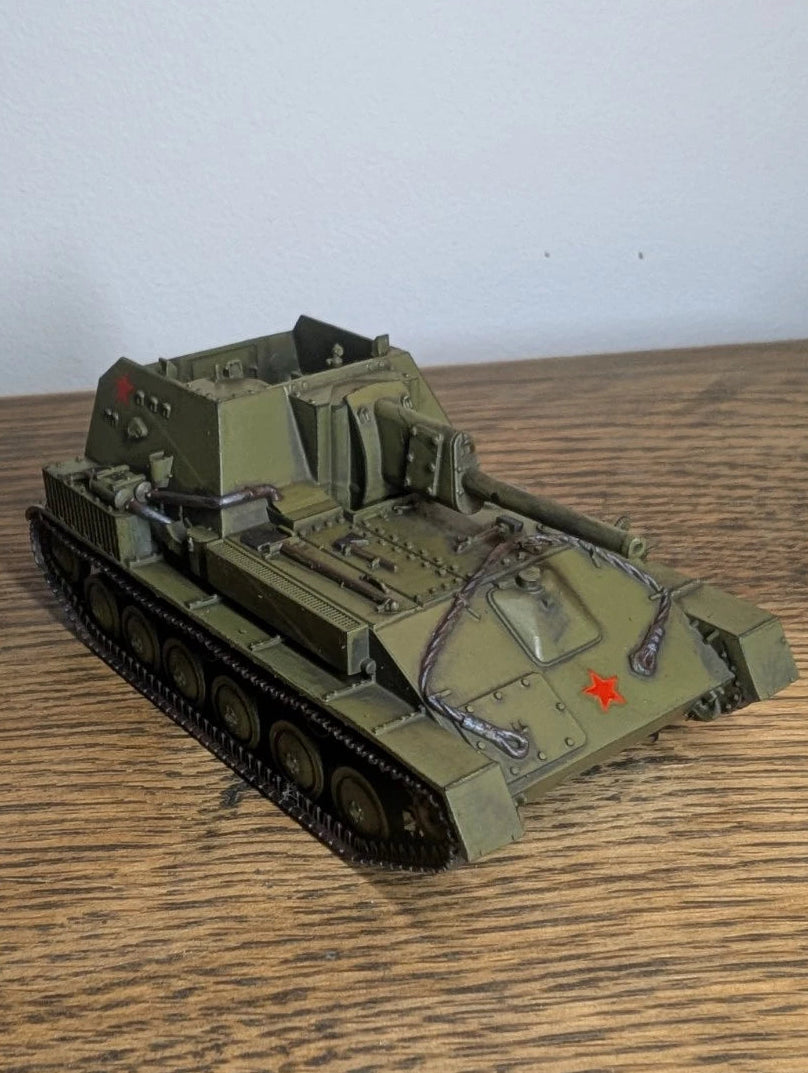 Bolt Action Soviet SU-76 Tank Destroyer 1/56 28mm Painted Commission