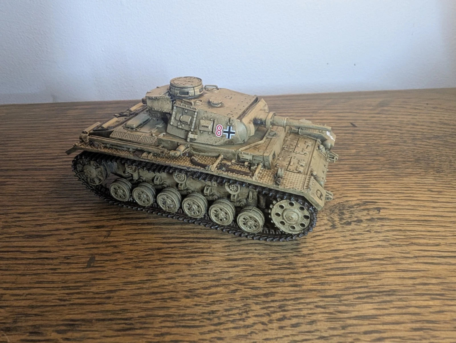 Bolt Action Afrika Korps DaK Panzer 3 Ausf F 1/56 28mm Painted Commission