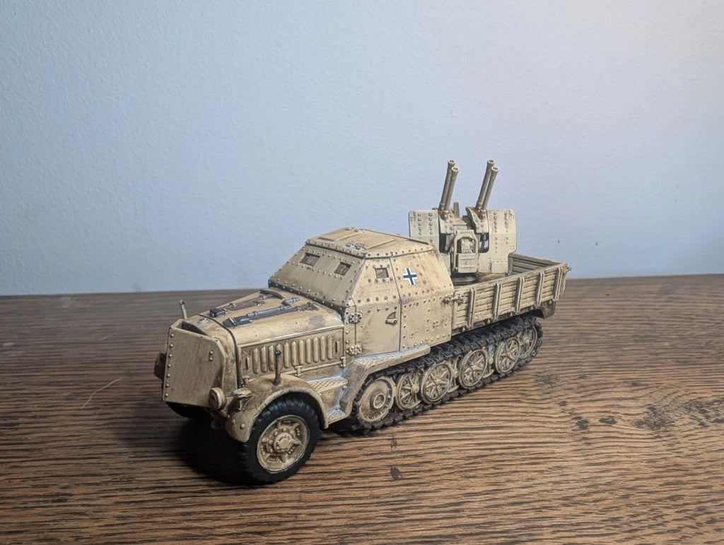 Bolt Action German Afrika Korps Sdkfz 71 Flakvierling 156 28mm Commission