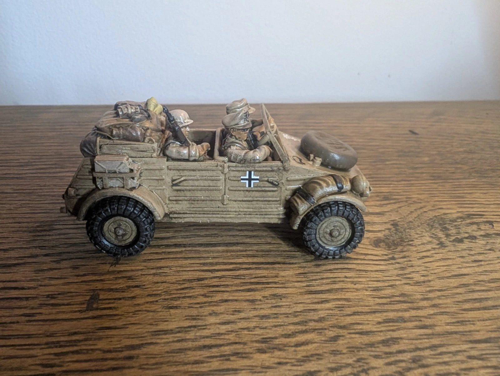 Bolt Action German Afrika Korps DaK Kubelwagen 1/56 28mm Painted Commission
